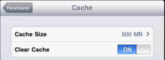 Clear cache