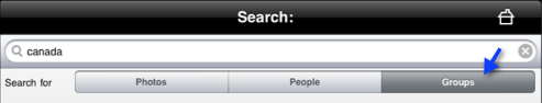 Search groups